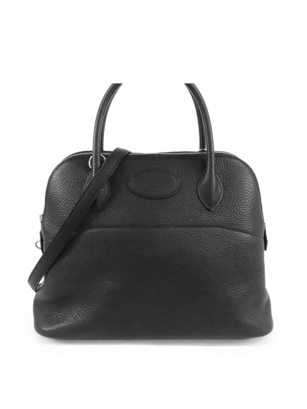 Hermes Bolide 31 Black Silver Taurillon 2-Way Shoulder Bag